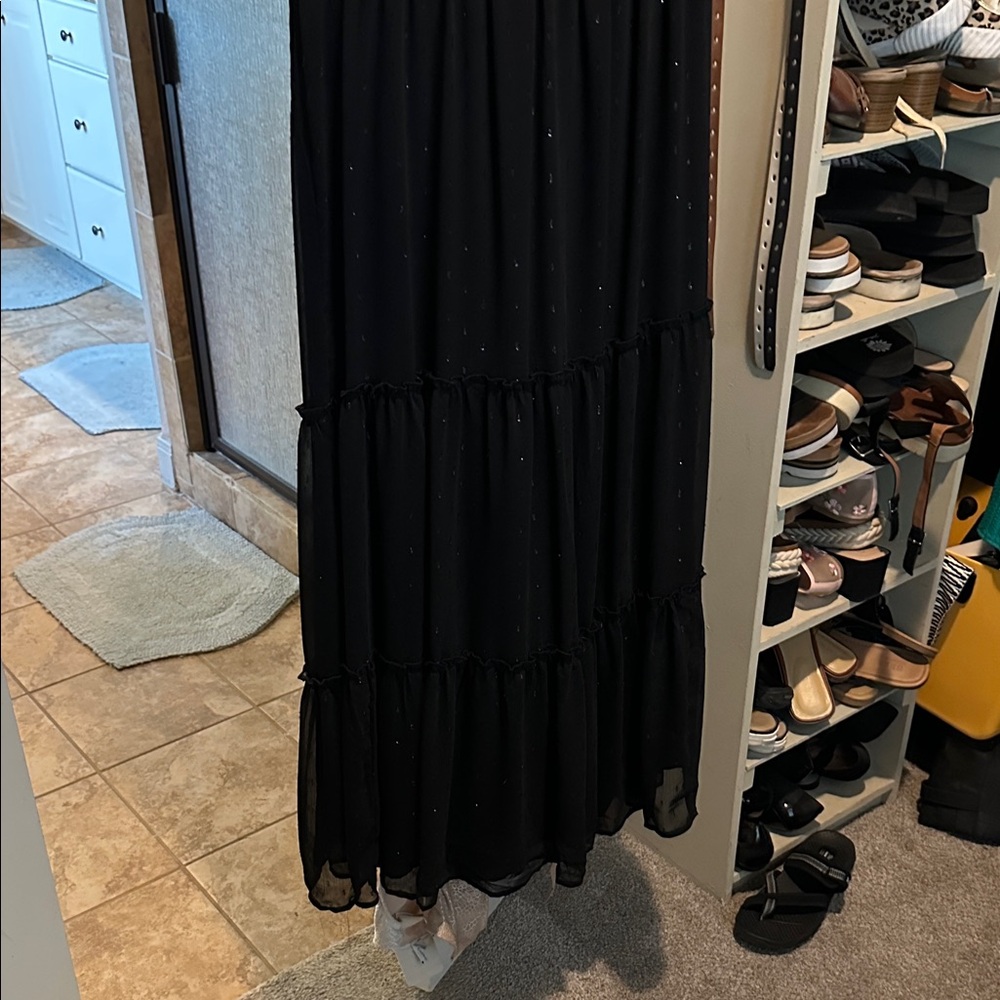Draper James Black Sleeveless Maxi Dress - Picture 2 of 4
